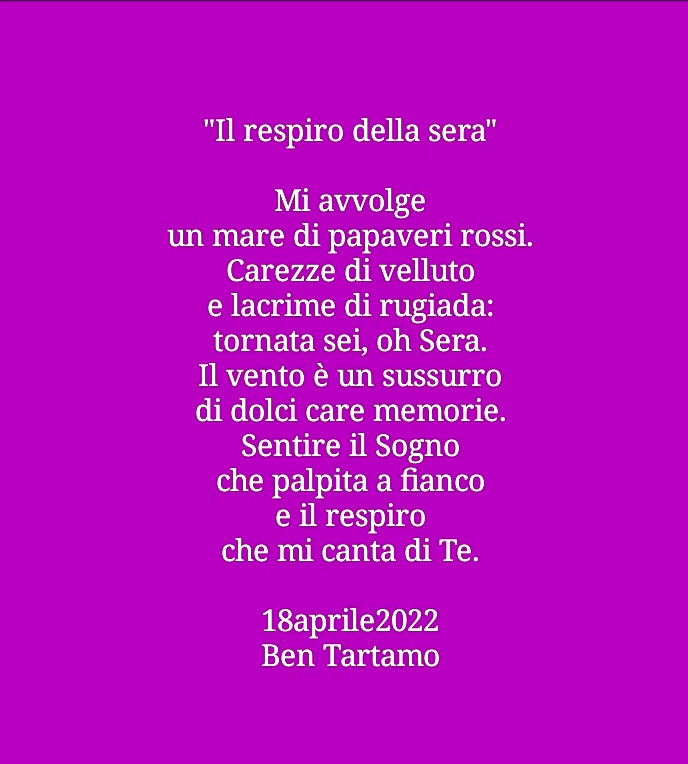 Poesie di Ben Tartamo